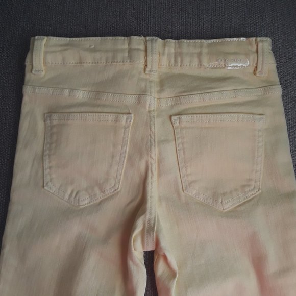 MANGO MNG girls skinny jeans Size5-6 yellow. - Picture 4 of 8